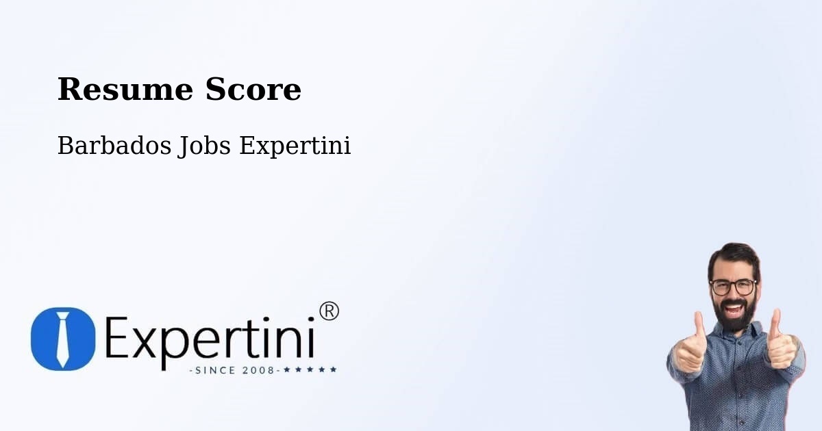 Resume Score & Job Description Match Tool – Crane - Barbados Jobs Expertini